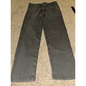 American Eagle Men Jeans Size 32x30 Charcoal Gray Easy Flex Original Straight,